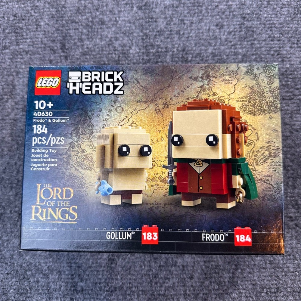 LEGO 40630 BrickHeadz Lord of the Rings Frodo & Gollum 10+ 184‎ pcs - Retired